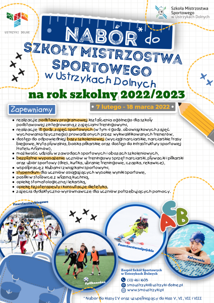 Rekrutacja do Szkoły Mistrzostwa Sportowego